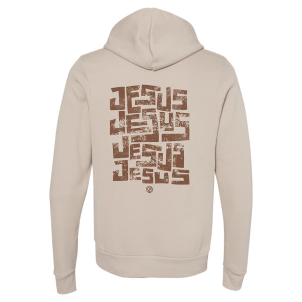 Jesus Hoodie - Brown Thumbnail