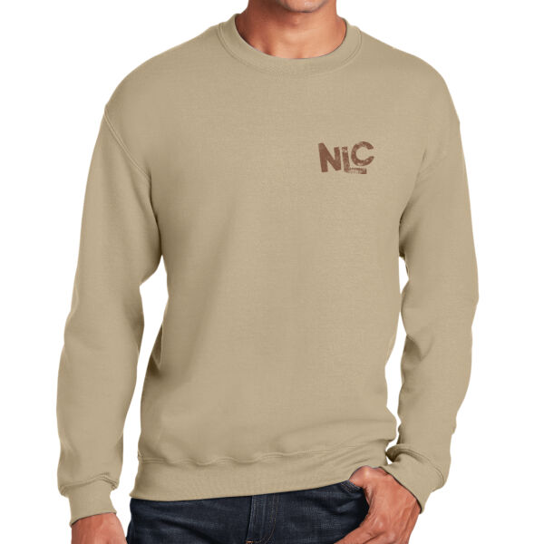 Jesus Crewneck Sweatshirt - Brown Thumbnail