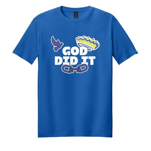 God Did It - Royal tee Thumbnail