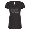 Women's Poly-Rich V-Neck T-Shirt Thumbnail